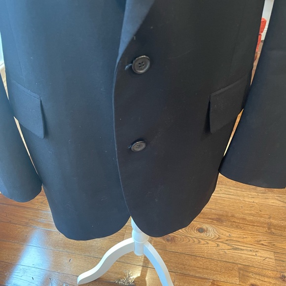 Jos A Bank  42Long 100% worsted dark navy, blazer  excellent condition - Picture 3 of 6